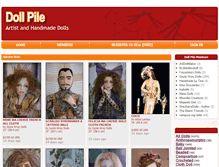 Tablet Screenshot of dollpile.com